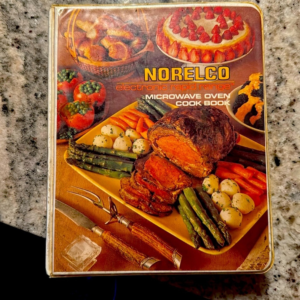 Vintage Microwave Cookbook Norelco